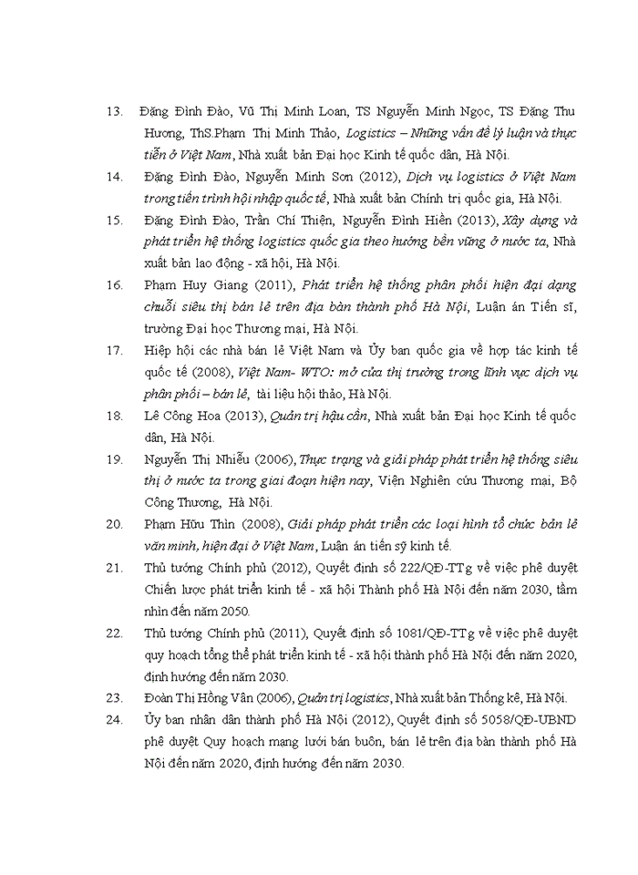 image for page Phát triển dịch vụ logistics  trong hệ thống phân phối bán lẻ hiện đại  trên địa bàn thành phố HÀ NỘI