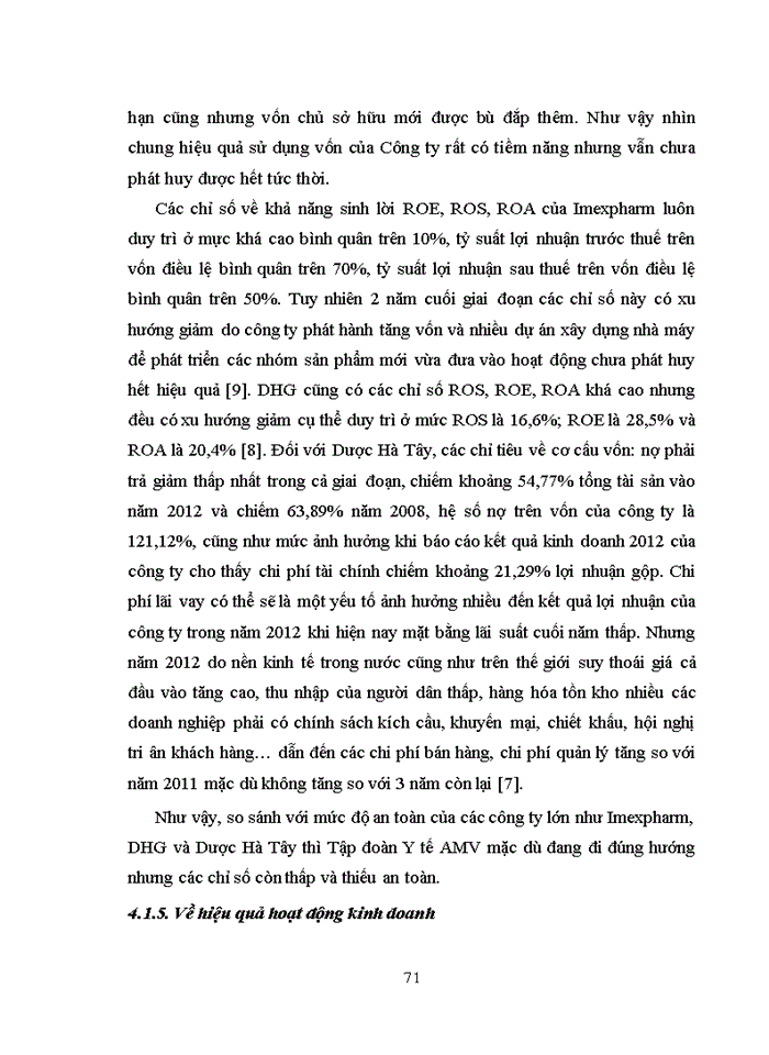 image for page Phân tích hoạt động kinh doanh của Tập đoàn Y tế AMV giai đoạn 2008- 2012"