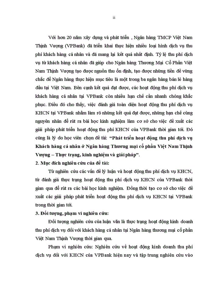 image for page Phát triển hoạt động thu phí dịch vụ ngân hàng cá nhân tại ngân hàng việt nam thịnh vượng – thực trạng, kinh nghiệm và giải pháp