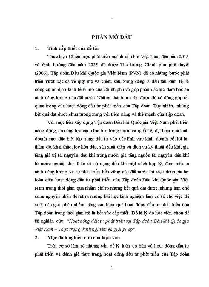 image for page Hoạt động đầu tư phát triển tại Tập đoàn Dầu khí Quốc gia Việt Nam – Thực trạng, kinh nghiệm và giải pháp