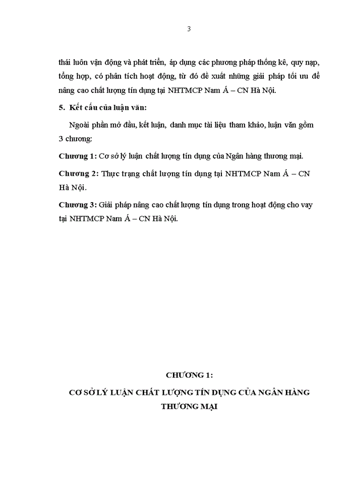 image for page Giải pháp nâng cao chất lượng tín dụng tại NHTMCP Nam Á – CN Hà Nội