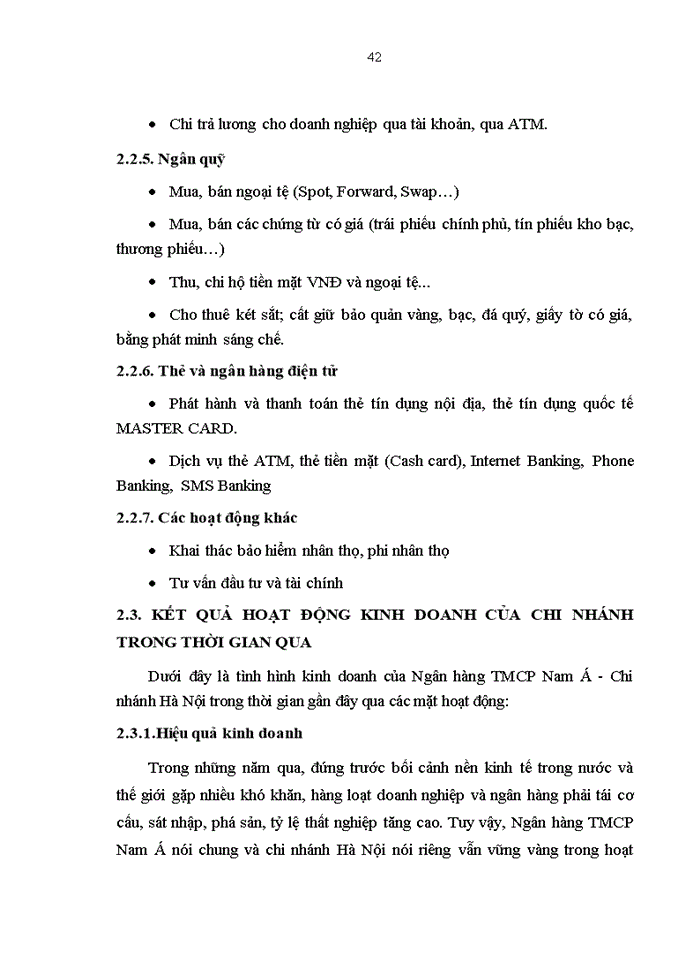 image for page Giải pháp nâng cao chất lượng tín dụng tại NHTMCP Nam Á – CN Hà Nội