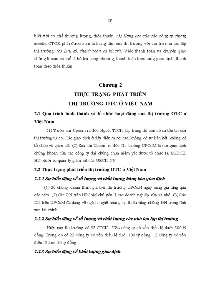 image for page Phát triển thị trường OTC ở Việt Nam