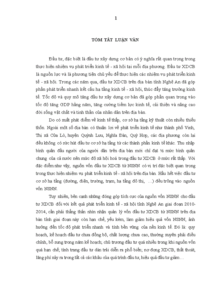 image for page Tăng cường quản lý vốn đầu tư  xây dựng cơ bản từ ngân sách nhà nước trên địa bàn tỉnh NGHỆ AN