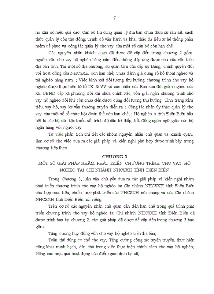 image for page Phát triển chương trình cho vay hộ nghèo tại chi nhánh ngân hàng chính sách xã hội tỉnh ĐIỆN BIÊN