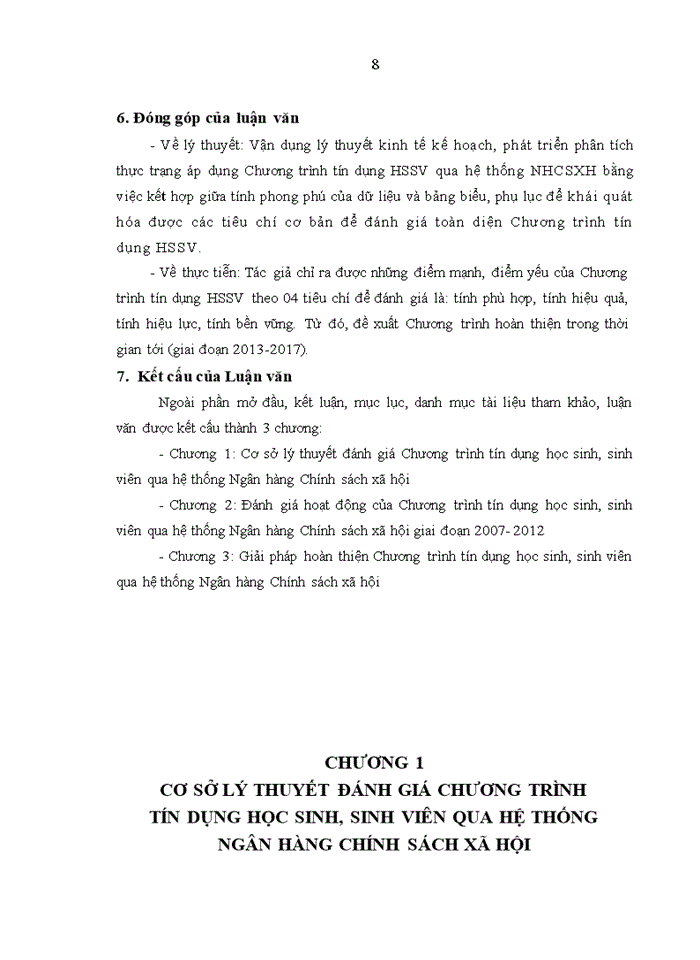 image for page Hoàn thiện chương trình tín dụng học sinh, sinh viên qua hệ thống ngân hàng chính sách xã hội