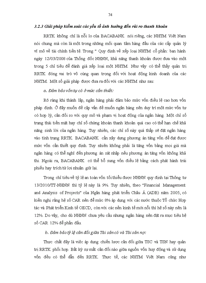 image for page Phân tích các yếu tố ảnh hưởng đến rủi ro tài chính của ngân hàng thương mại cổ phần BẮC Á
