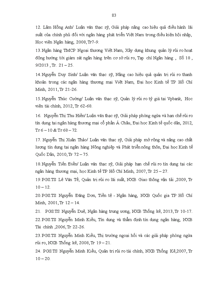 image for page Phân tích các yếu tố ảnh hưởng đến rủi ro tài chính của ngân hàng thương mại cổ phần BẮC Á