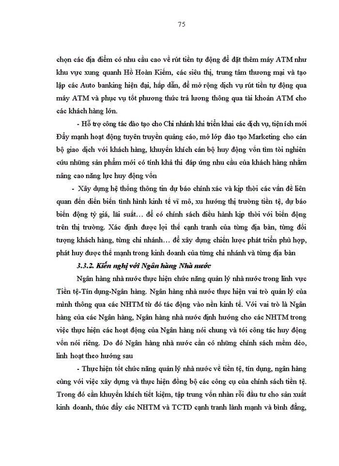 image for page Phát triển hoạt động huy động tiền gửi từ khách hàng cá nhân tại ngân hàng thương mại cổ phần ngoại thương việt nam chi nhánh HÀ NỘI