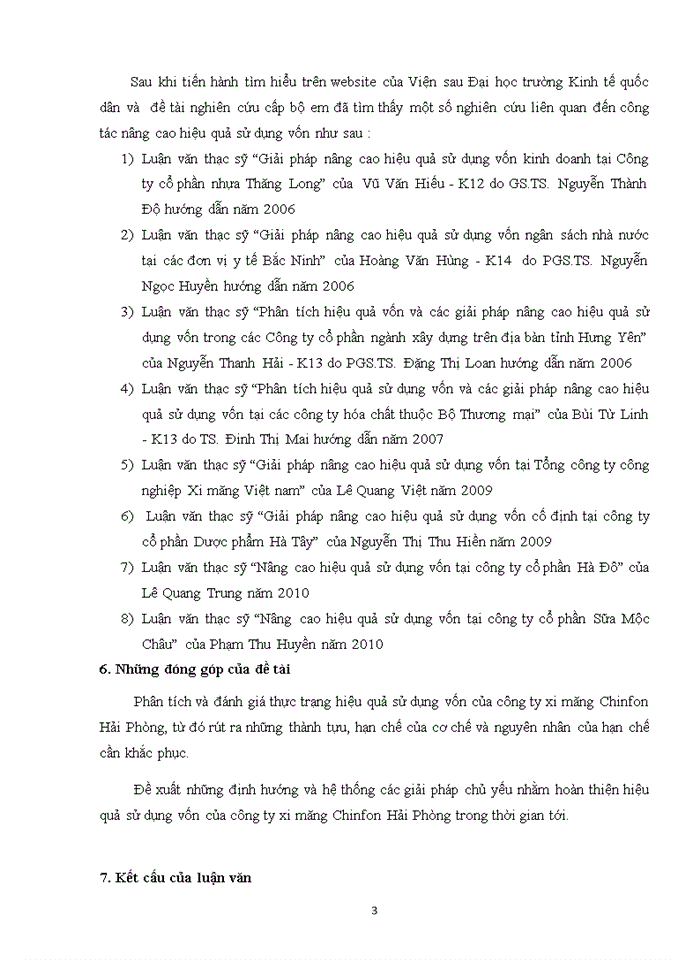 image for page Giải pháp nâng cao hiệu quả sử dụng vốn tại công ty xi măng Chinfon