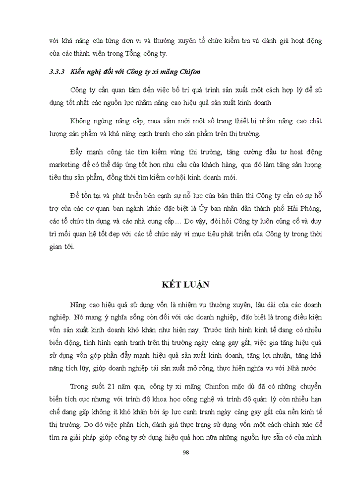 image for page Giải pháp nâng cao hiệu quả sử dụng vốn tại công ty xi măng Chinfon