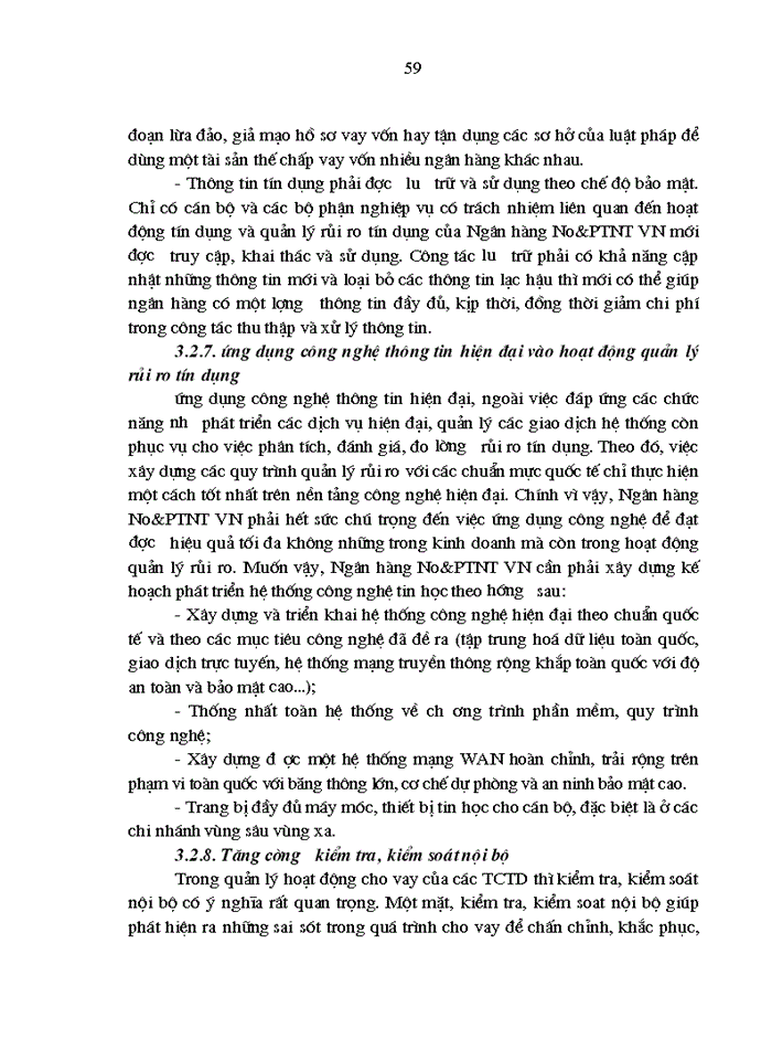 image for page Tăng cường quản lý rủi ro tín dụng tại Ngân hàng Nông nghiệp và Phát triển nông thôn Việt Nam