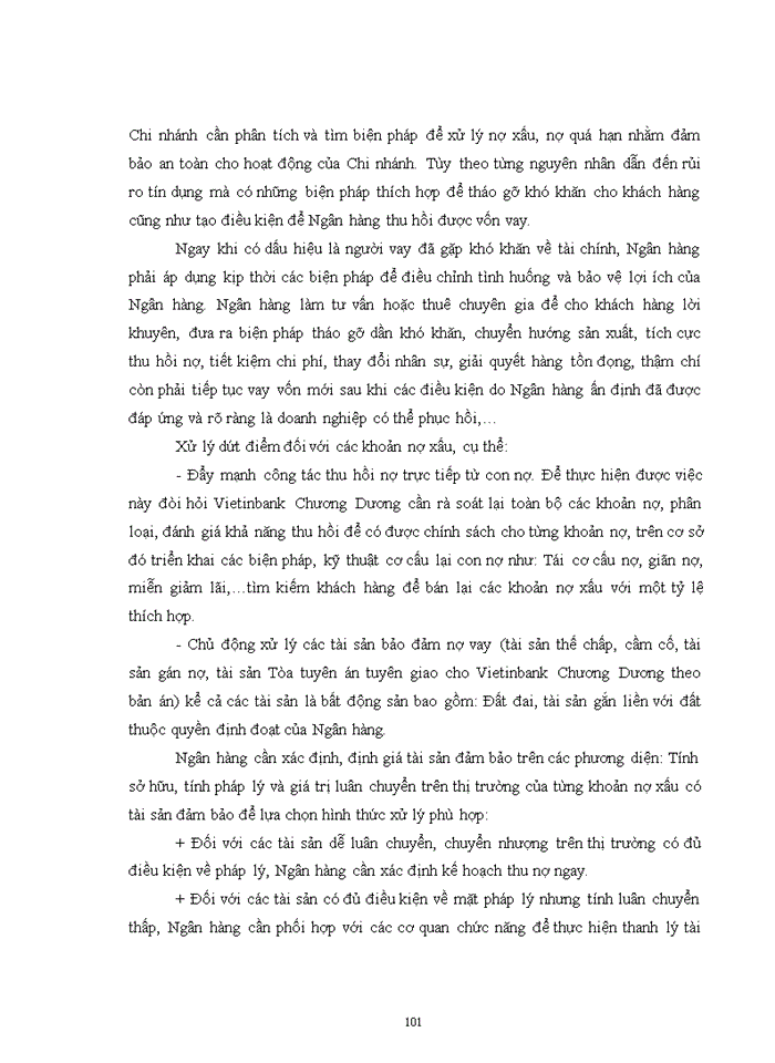 image for page Quản trị rủi ro tín dụng tại Ngân hàng TMCP Công thương Việt Nam – Chi nhánh Chương Dương