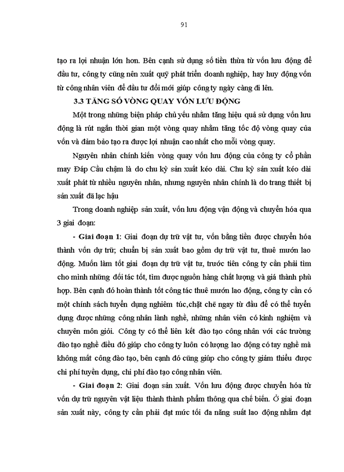 image for page Một số biện pháp quản lý và nâng cao hiệu quả sử dụng vốn lưu động tại công ty cổ phần may Đáp Cầu