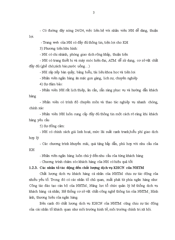 image for page Nâng cao chất lượng dịch vụ khách hàng cá nhân tại ngân hàng TMCP Việt Nam Thịnh Vượng - Chi nhánh  Kinh Đô