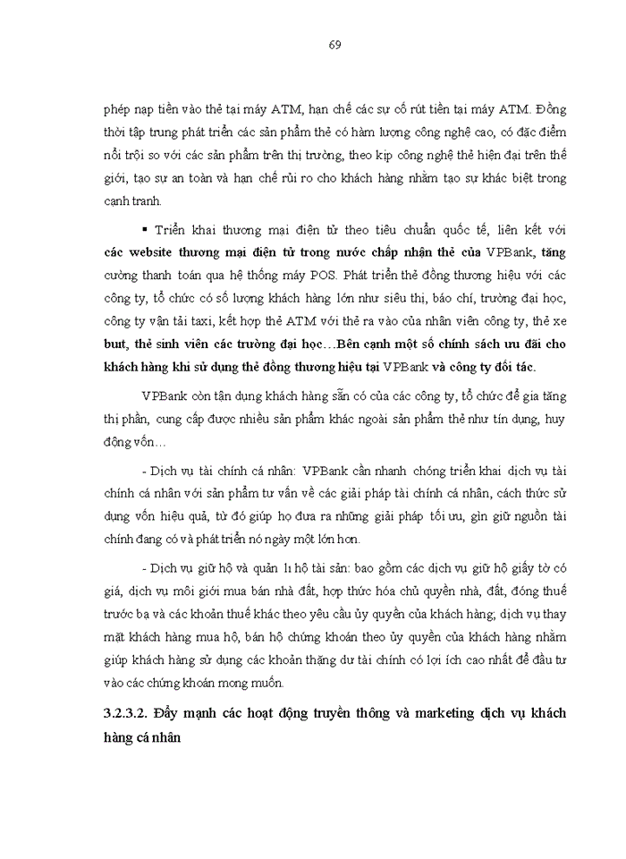 image for page Nâng cao chất lượng dịch vụ khách hàng cá nhân tại ngân hàng TMCP Việt Nam Thịnh Vượng - Chi nhánh  Kinh Đô