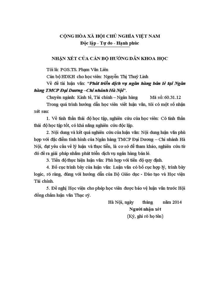 image for page Phát triển dịch vụ ngân hàng bán lẻ tại Ngân hàng TMCP Đại Dương – Chi nhánh Hà Nội