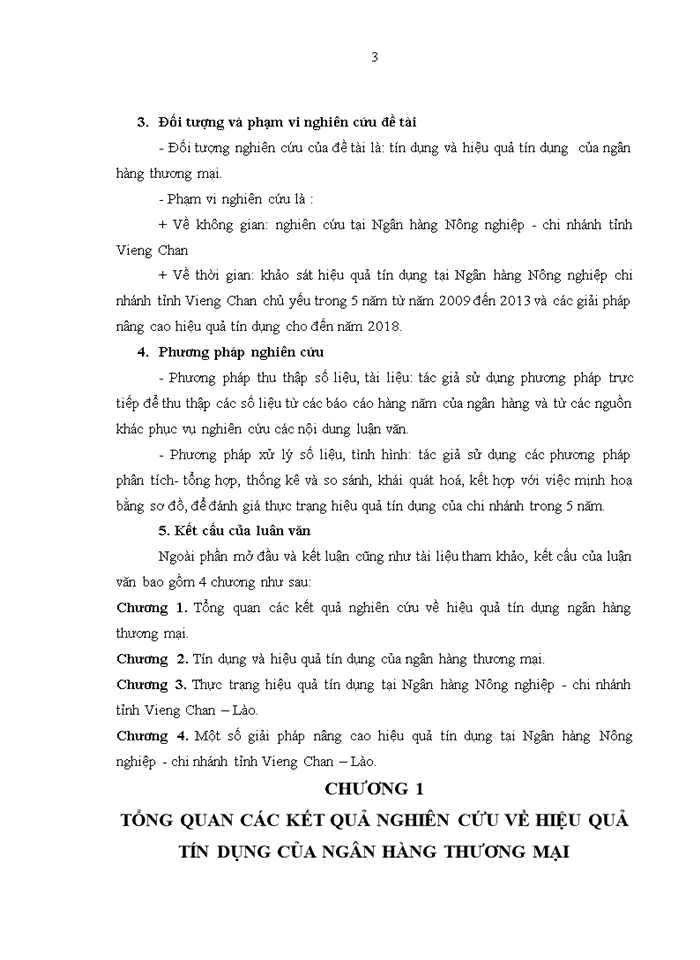 image for page Nâng cao hiệu quả tín dụng tại ngân hàng nông nghiệp - chi nhánh tỉnh VIENG CHAN