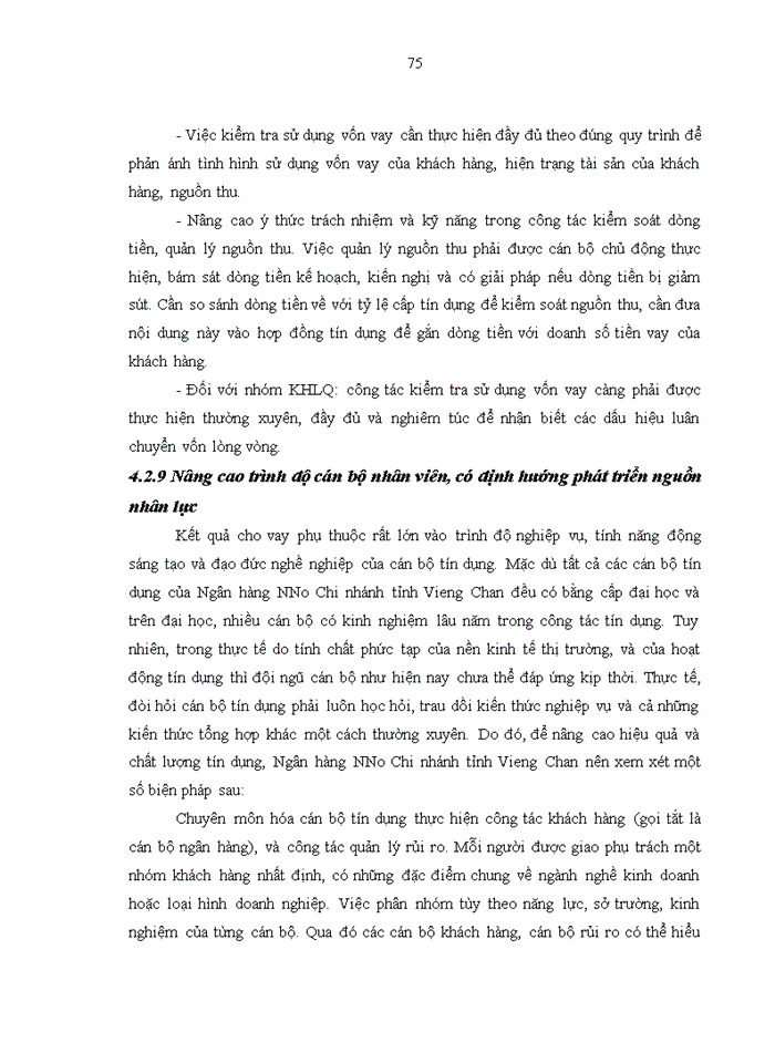 image for page Nâng cao hiệu quả tín dụng tại ngân hàng nông nghiệp - chi nhánh tỉnh VIENG CHAN