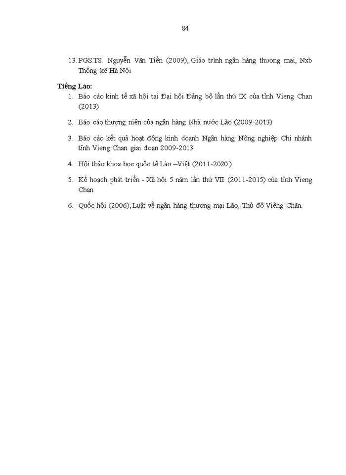 image for page Nâng cao hiệu quả tín dụng tại ngân hàng nông nghiệp - chi nhánh tỉnh VIENG CHAN