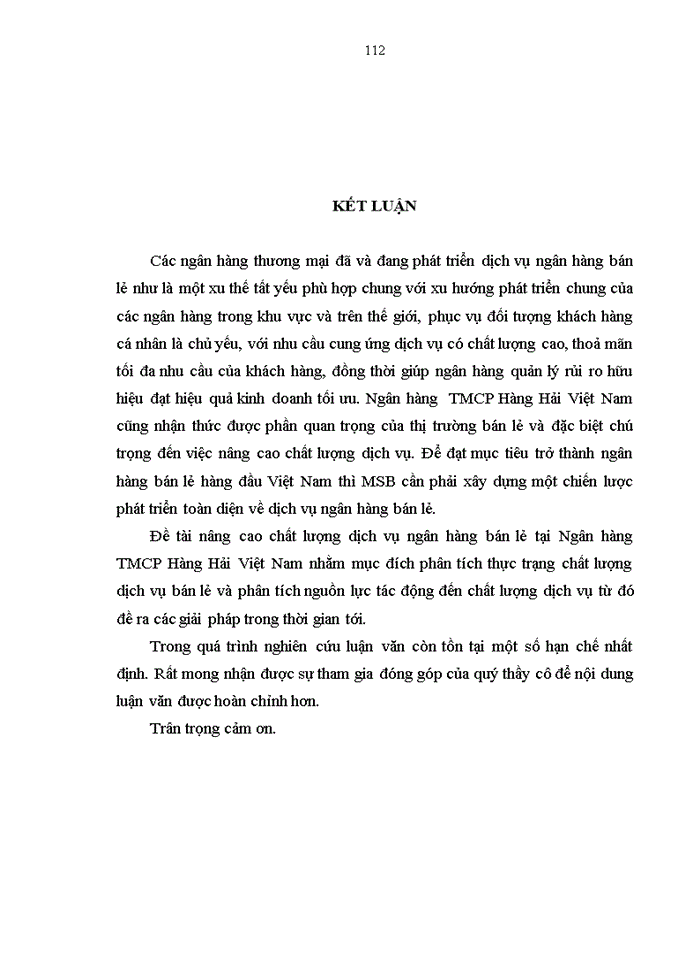 image for page Nâng cao chất lượng dịch vụ ngân hàng bán lẻ tại ngân hàng thương mại cổ phần hàng hải VIỆT NAM
