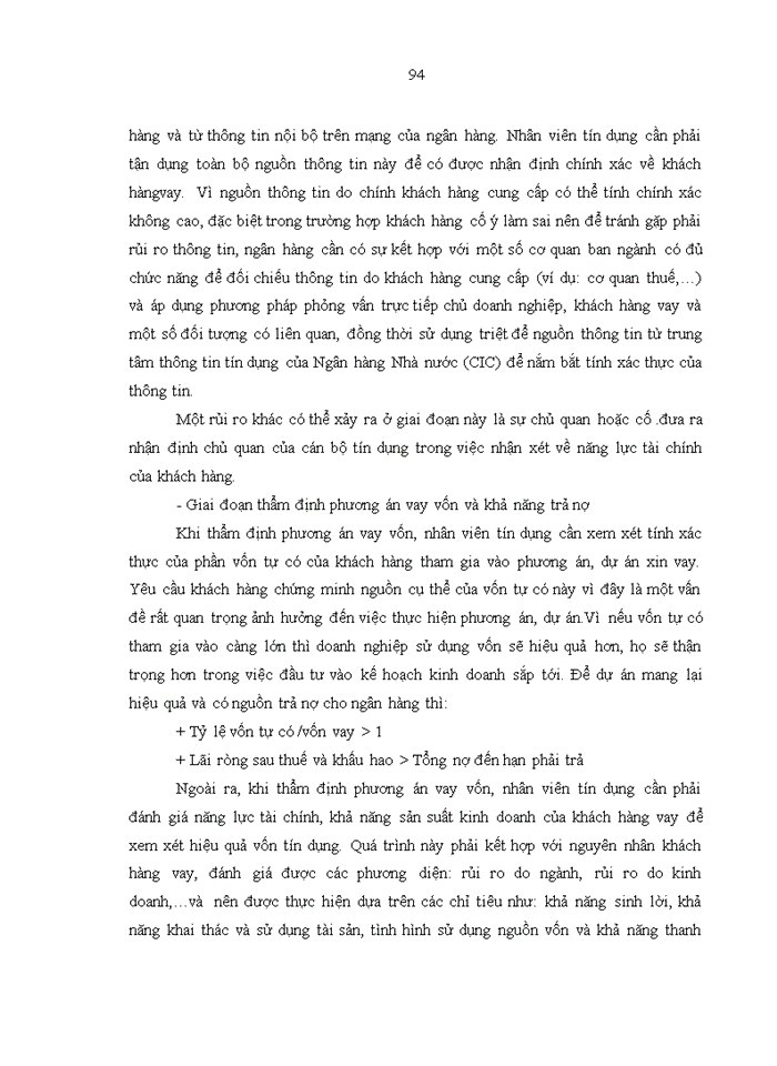 image for page Tăng cường quản trị rủi ro trong hoạt động cho vay tại ngân hàng tmcp ngoại thương việt nam – chi nhánh hưng yên