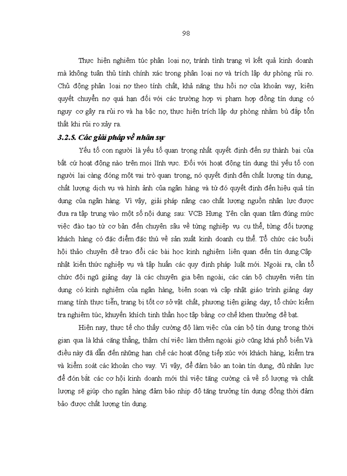image for page Tăng cường quản trị rủi ro trong hoạt động cho vay tại ngân hàng tmcp ngoại thương việt nam – chi nhánh hưng yên
