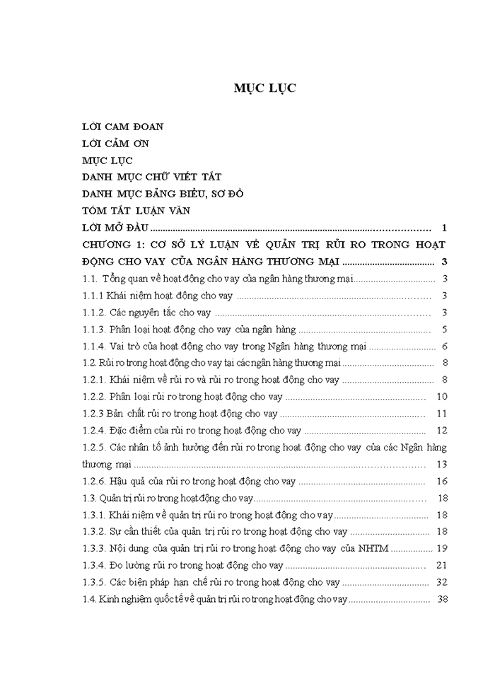 image for page Tăng cường quản trị rủi ro trong hoạt động cho vay tại ngân hàng tmcp ngoại thương việt nam – chi nhánh HƯNG YÊN