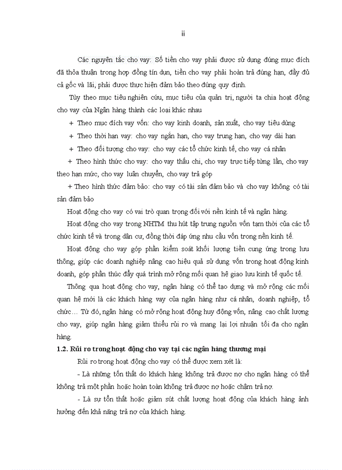 image for page Tăng cường quản trị rủi ro trong hoạt động cho vay tại ngân hàng tmcp ngoại thương việt nam – chi nhánh HƯNG YÊN