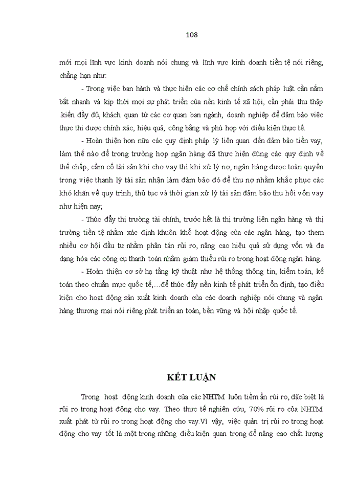 image for page Tăng cường quản trị rủi ro trong hoạt động cho vay tại ngân hàng tmcp ngoại thương việt nam – chi nhánh HƯNG YÊN