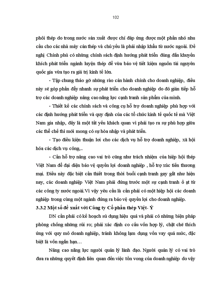image for page Giải pháp nâng cao hiệu quả sử dụng vốn kinh doanh tại công ty cổ phần thép VIỆT - Ý