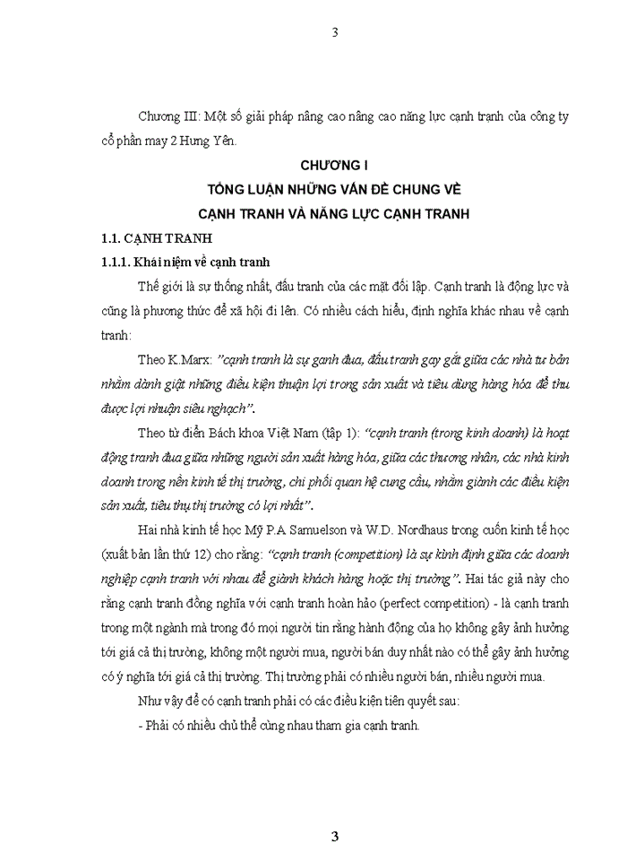 image for page Một số giải pháp nâng cao năng lực cạnh tranh của công ty cổ phần May 2 Hưng Yên