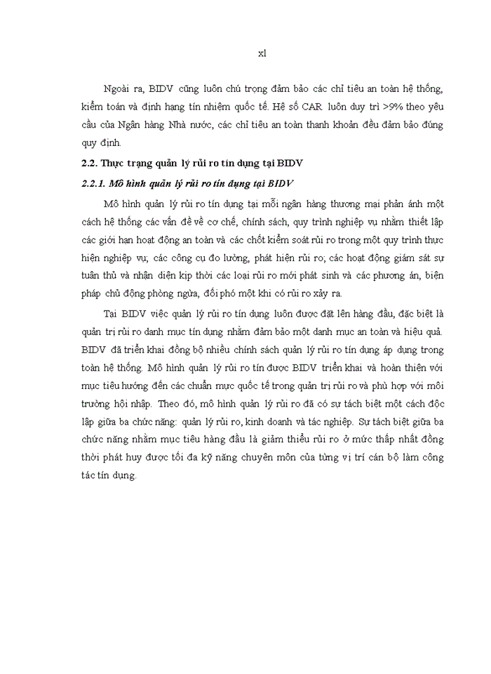 image for page Ứng dụng mô hình ước tính tổn thất tín dụng tại ngân hàng thương mại cổ phần  đầu tư và phát triển VIỆT NAM