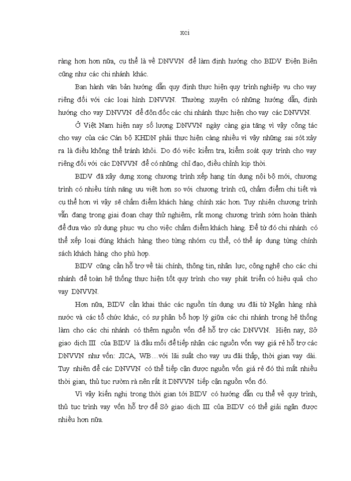 image for page Nâng cao hiệu quả cho vay đối với doanh nghiệp vừa và nhỏ tại ngân hàng tmcp đầu tư và phát triển việt nam chi nhánh điện biên