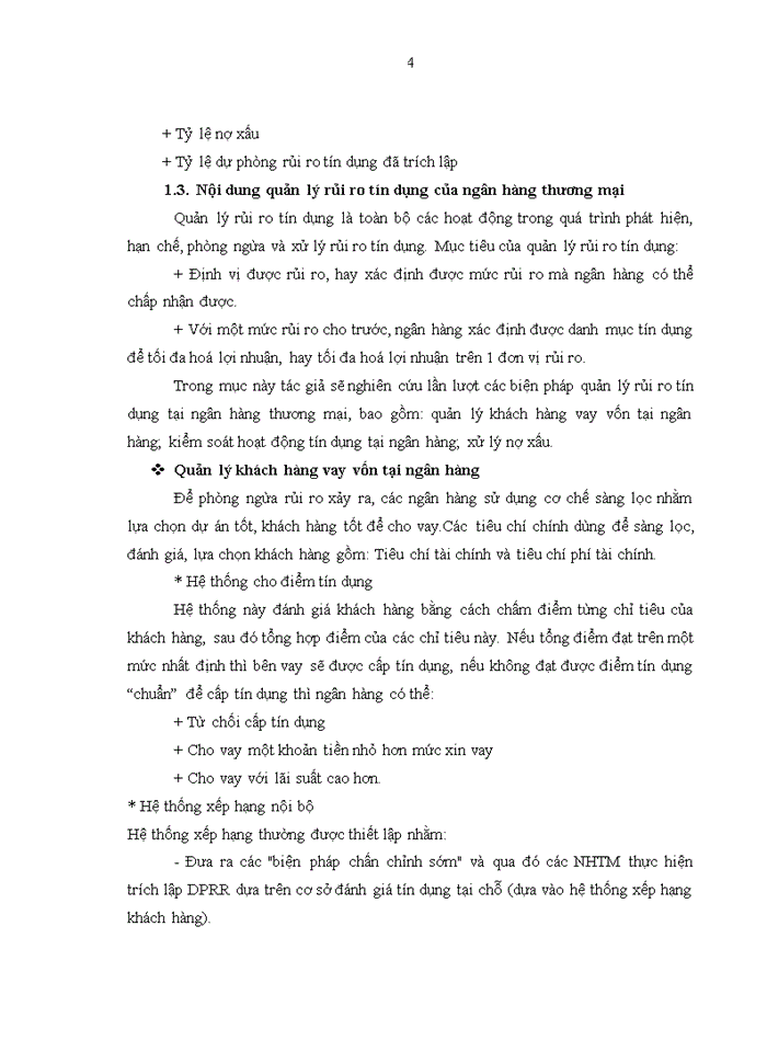image for page Tăng cường quản lý rủi ro tín dụng tại ngân hàng thương mại cổ phần đầu tư và phát triển VIỆT NAM - chi nhánh HÀ THÀNH