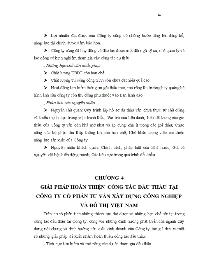 image for page Hoàn thiện công tác đấu thầu xây dựng tại công ty cổ phần tư vấn xây dựng công nghiệp và đô thị VIỆT NAM