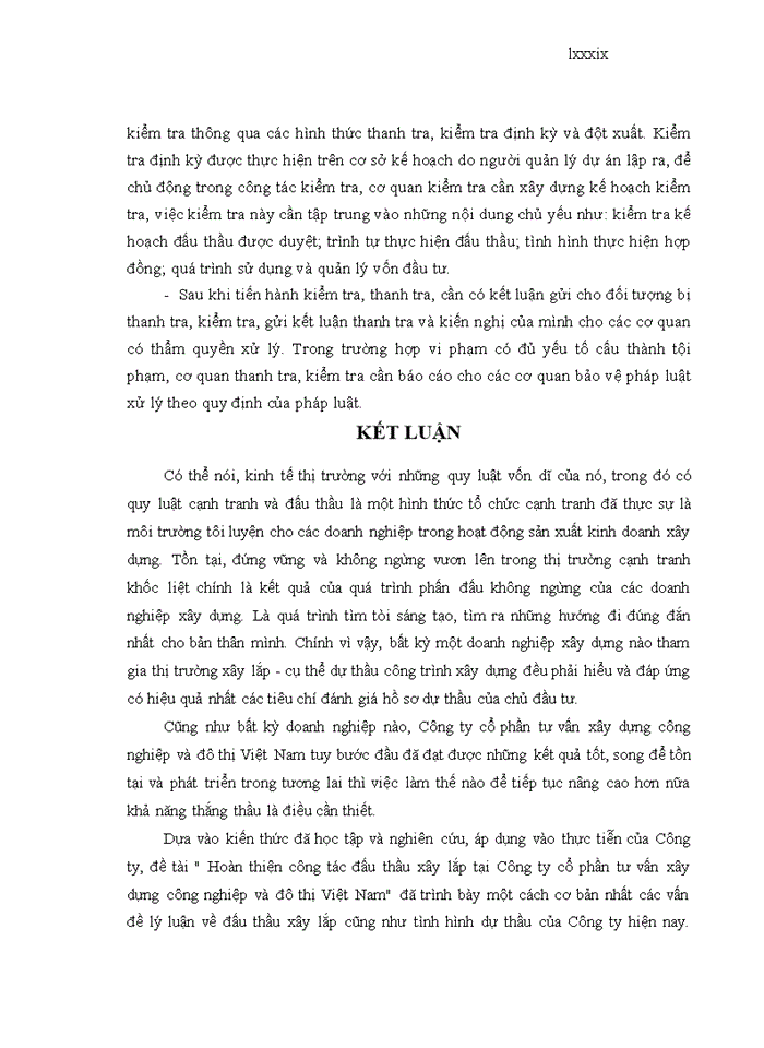 image for page Hoàn thiện công tác đấu thầu xây dựng tại công ty cổ phần tư vấn xây dựng công nghiệp và đô thị VIỆT NAM