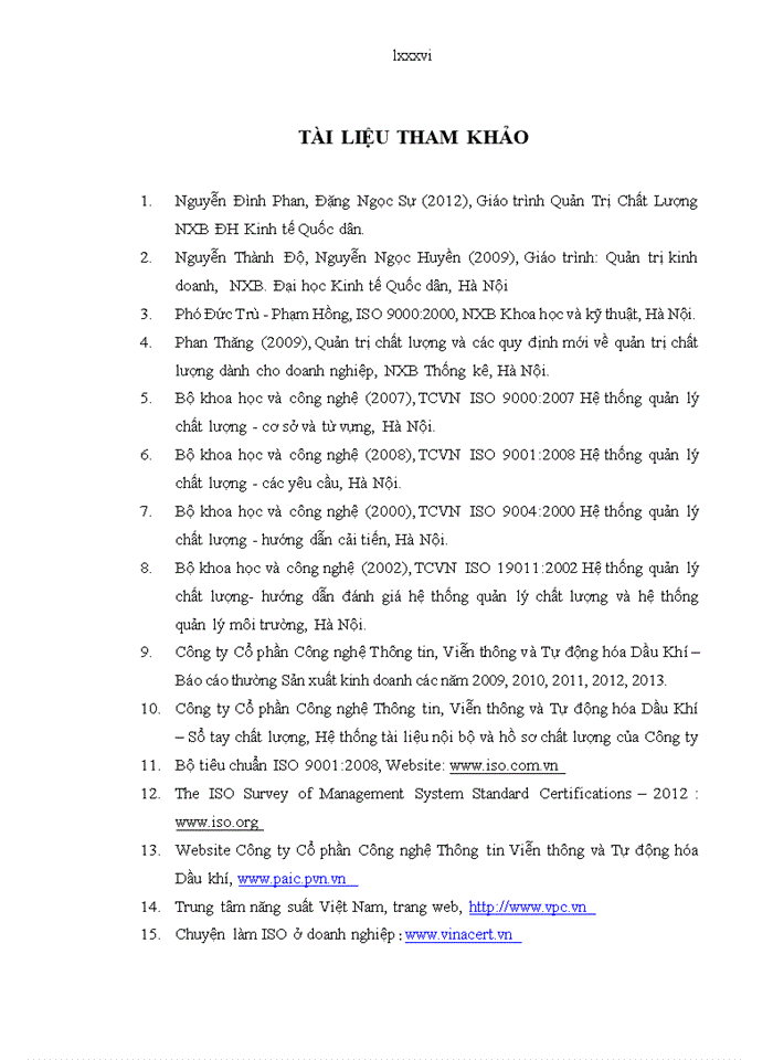 image for page Hoàn thiện hệ thống quản trị chất lượng theo tiêu chuẩn iso 9001:2008 tại công ty cổ phần công nghệ thông tin viễn thông và tự động hóa dầu khí