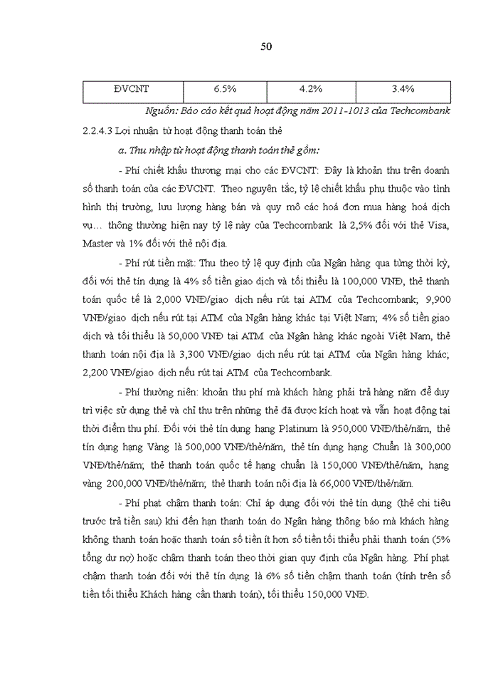 image for page Phát triển hoạt động thanh toán thẻ tại ngân hàng TMCP kỹ thương VIỆT NAM