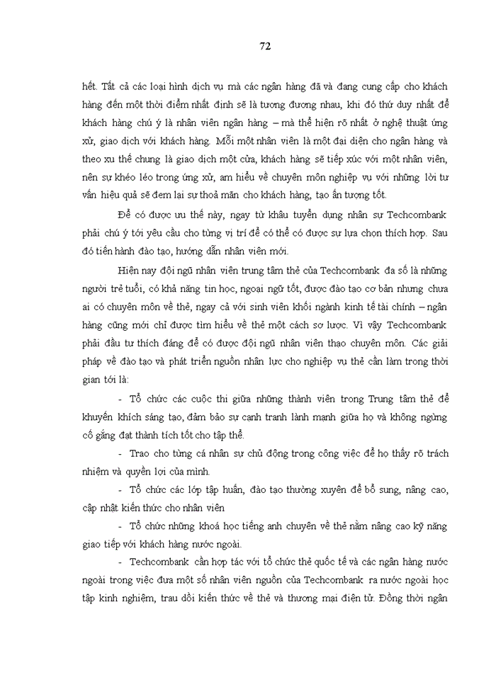 image for page Phát triển hoạt động thanh toán thẻ tại ngân hàng TMCP kỹ thương VIỆT NAM