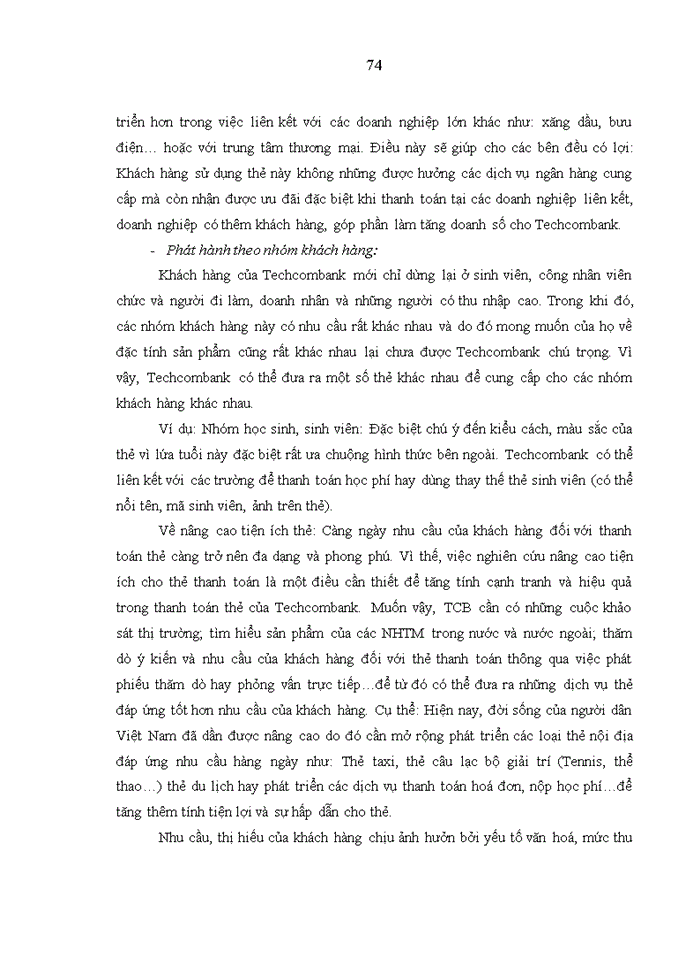 image for page Phát triển hoạt động thanh toán thẻ tại ngân hàng TMCP kỹ thương VIỆT NAM