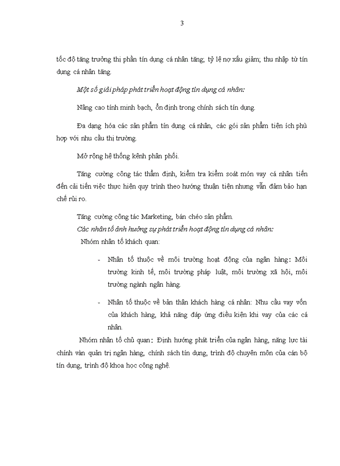 image for page Giải pháp phát triển hoạt động tín dụng cá nhân tại ngân hàng TMCP Công Thương Việt Nam chi nhánh Nghệ An