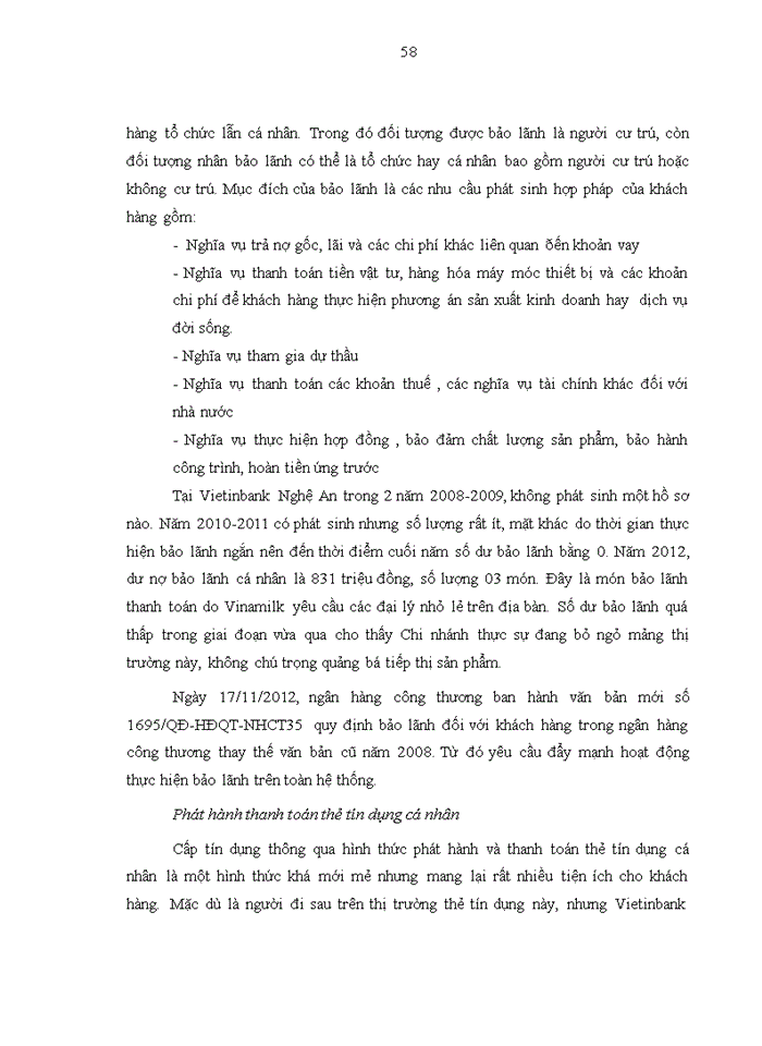 image for page Giải pháp phát triển hoạt động tín dụng cá nhân tại ngân hàng TMCP Công Thương Việt Nam chi nhánh Nghệ An