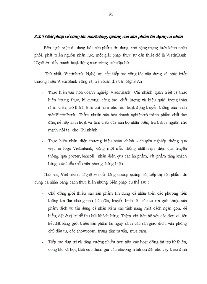 image for page Giải pháp phát triển hoạt động tín dụng cá nhân tại ngân hàng TMCP Công Thương Việt Nam chi nhánh Nghệ An