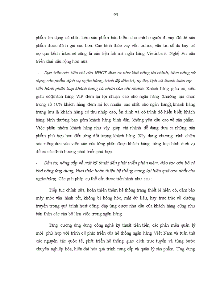 image for page Giải pháp phát triển hoạt động tín dụng cá nhân tại ngân hàng TMCP Công Thương Việt Nam chi nhánh Nghệ An