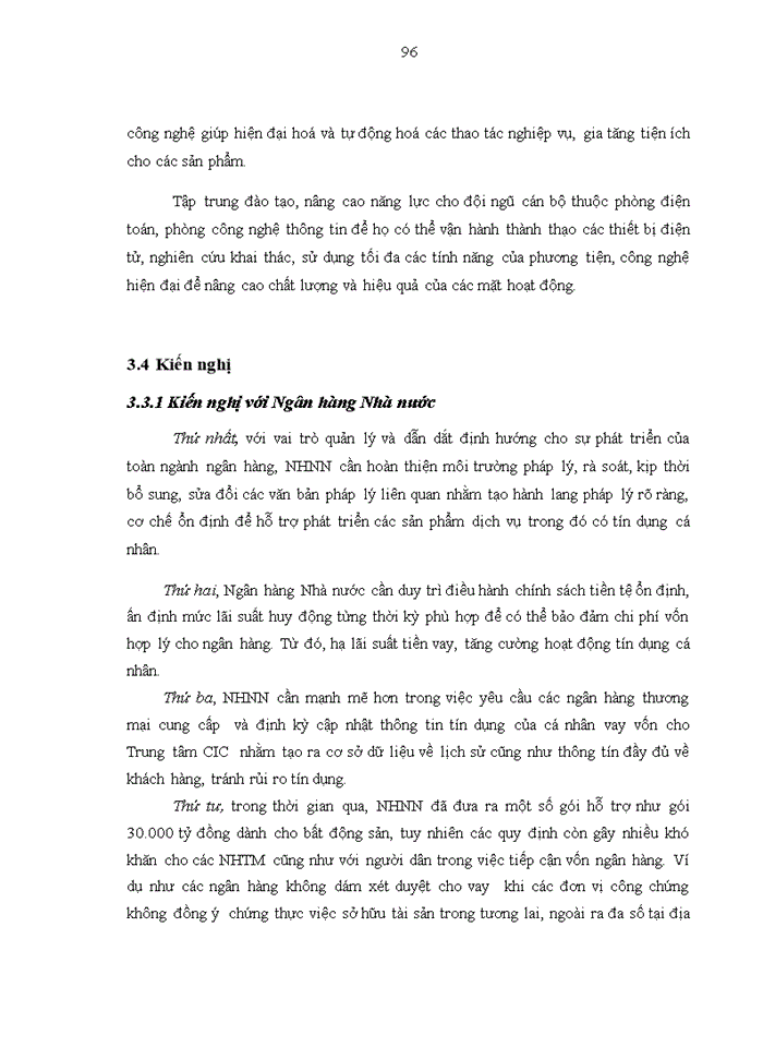 image for page Giải pháp phát triển hoạt động tín dụng cá nhân tại ngân hàng TMCP Công Thương Việt Nam chi nhánh Nghệ An