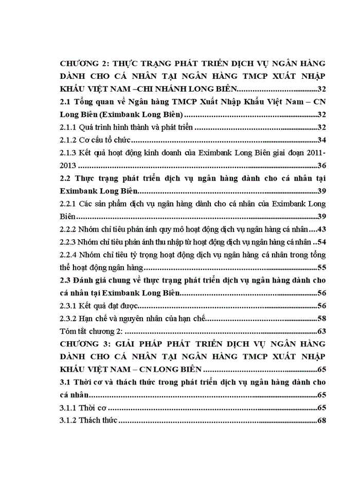 image for page Phát triển dịch vụ ngân hàng dành cho cá nhân tại ngân hàng tmcp xuất nhập khẩu việt nam chi nhánh LONG BIÊN
