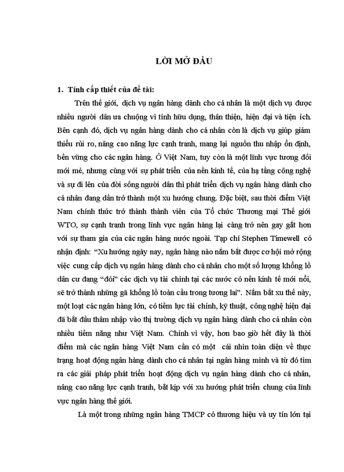 image for page Phát triển dịch vụ ngân hàng dành cho cá nhân tại ngân hàng tmcp xuất nhập khẩu việt nam chi nhánh LONG BIÊN