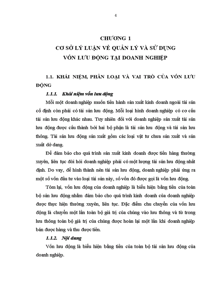 image for page Một số biện pháp quản lý và nâng cao hiệu quả sử dụng vốn lưu động tại công ty cổ phần may Đáp Cầu