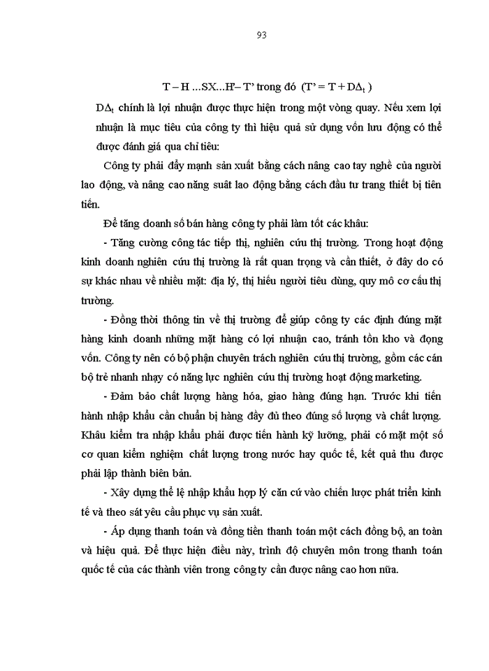 image for page Một số biện pháp quản lý và nâng cao hiệu quả sử dụng vốn lưu động tại công ty cổ phần may Đáp Cầu